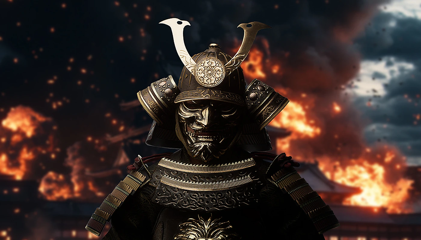 Haruki samurai character created by Solmaz Hadavand